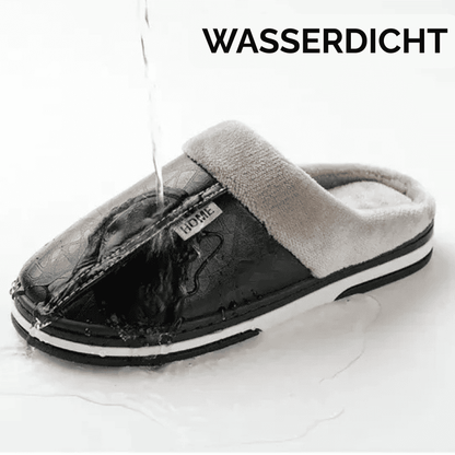 Orthopädische Hausschuhe aus Leder – Gefüttertes Innenfutter [Geruchsneutral]