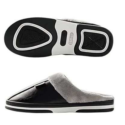 Orthopädische Hausschuhe aus Leder – Gefüttertes Innenfutter [Geruchsneutral]